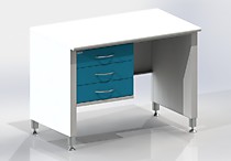 Стол СЛ-Т3, хром.ножки